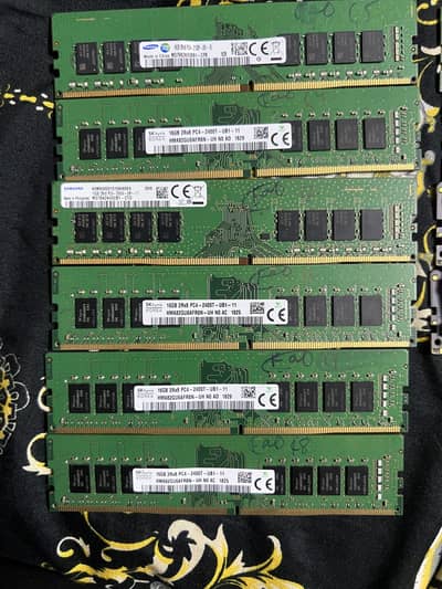 pc desktop 16gb ddr4 ram 11pcs