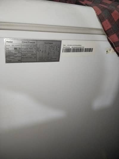 Haier deep freezer