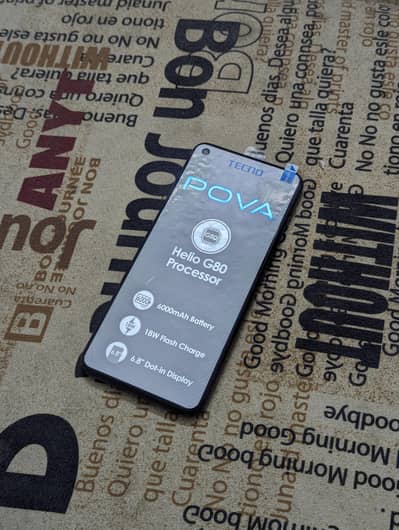 Tecno Pova 6/128 Gaming Series with Box Official PTA Approved