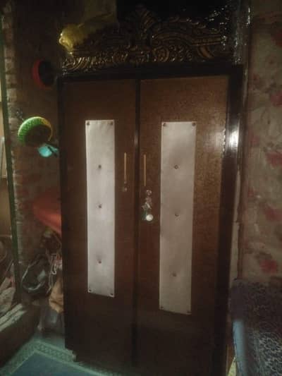 2 dor wood almari  poshesh door