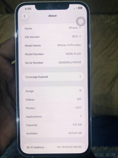 I phone 12 pro max 512 Gb serious Buyers only