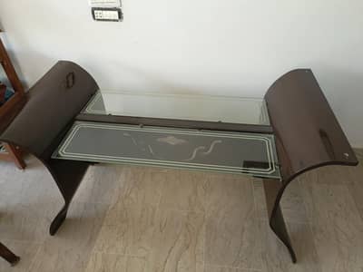 Dinning Table Base Without Glass and Chairs