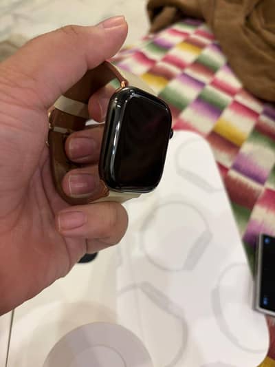 Apple watch Series 10  46mm  Ti black  Slate 100 heath