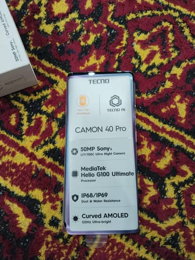 new camon 40 pro