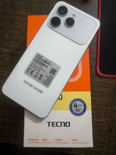 Tecno Spark 40 with box and charger and 7 Months warranty