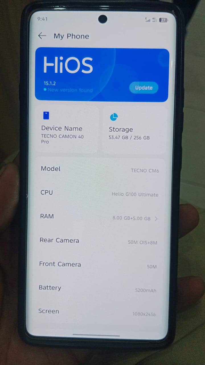 Camon 40Pro 6