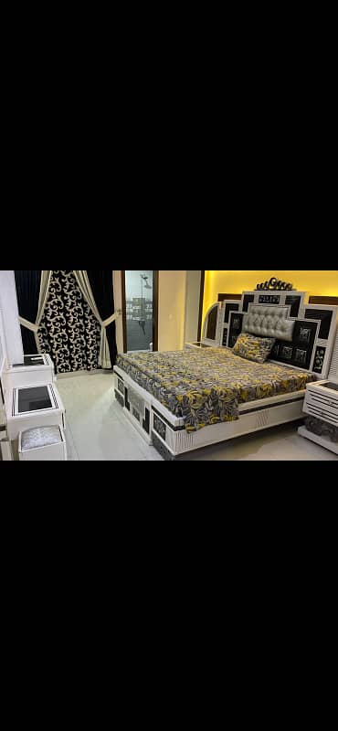 10 Marla furnished ground portion Available for Rent in Bahria town Phase 5