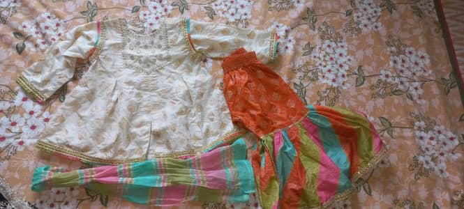 Gharara and short frock