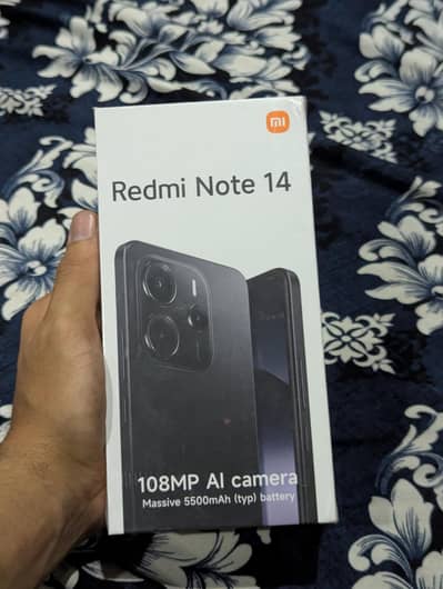 Redmi note 14 box pack non active phone