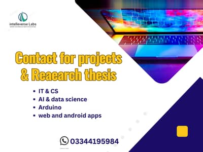 Get Expert Assistance for Your BS Projects, MS ,PhD research &Thesis