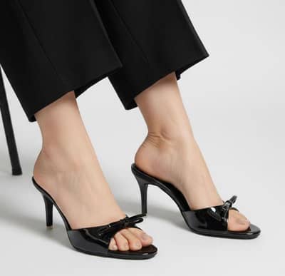 Black Pointed-Toe Heels (Brand New) – Perfect for Office & Parties