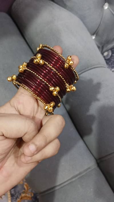 chori set gold silver