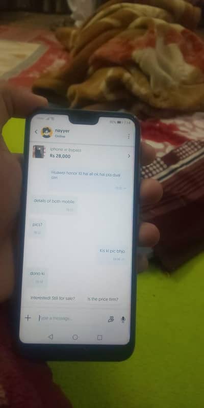 huawei honor 10 ram 1.28gb