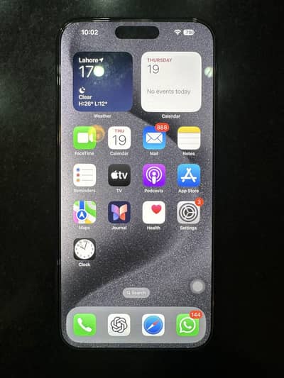 Iphone 15 Pro Max JV Black Titanium 256 gb 10/10 BH: 86
