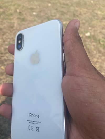 iPhone X pta approved panel battery changed 64gb Face ID true tune off