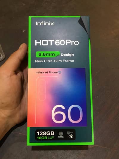 Infinix HOT 60 Pro - Like New (1.5 Months Old) - URGENT SALE