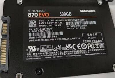 Samsung 870 EVO 500gb