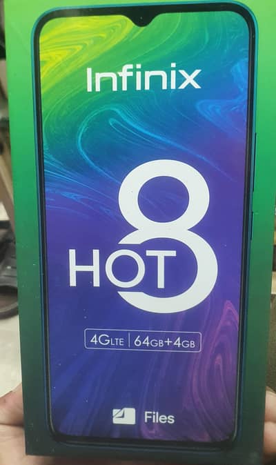 Infinix Hot 8 with box 4/64