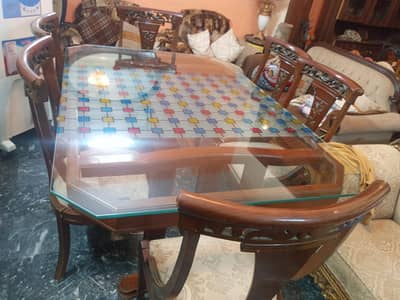 6 seater dining table