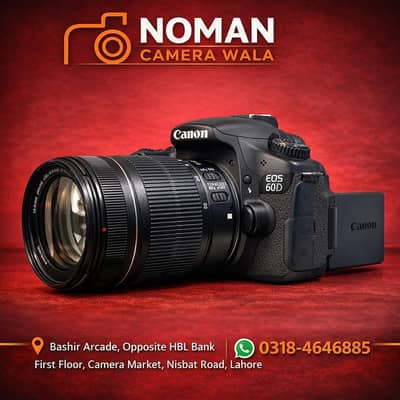 Canon 60D with 18-135mm Lens  Fixed Price