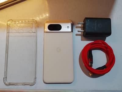 Google Pixel 8 10/10 128gb with all Accessories Genuine Official PTA