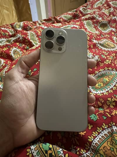 Iphone 16 pro max 256gb jv natural titanium battery 94%