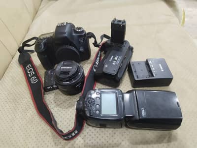 Canon 6D Body Yougnuo 50mm Lens With Accessories For Sale 0300,7342115
