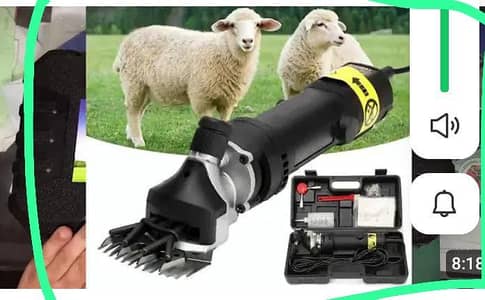 Electric sheep clipper machine