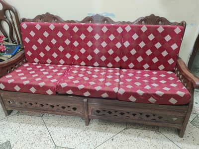 Wooden Sofa Set