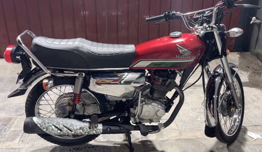 Honda cg 125 (2023) Self start lush bike (03060645249)