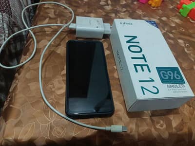 Infinix Note 12 10×10 Condition with box original charger