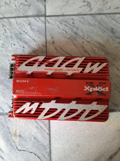 original sony 4 chanal amp made in japan