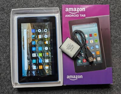 Amazon Fire 7 Tablet | Box + Charger