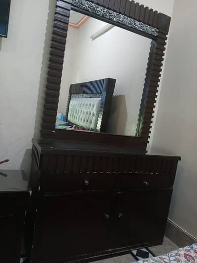 King size bed without mattress