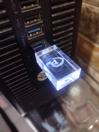 16GB LED Crystal USB Drive | High Speed & Unique Design