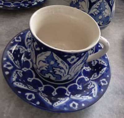 Blue pottery handicrafts
