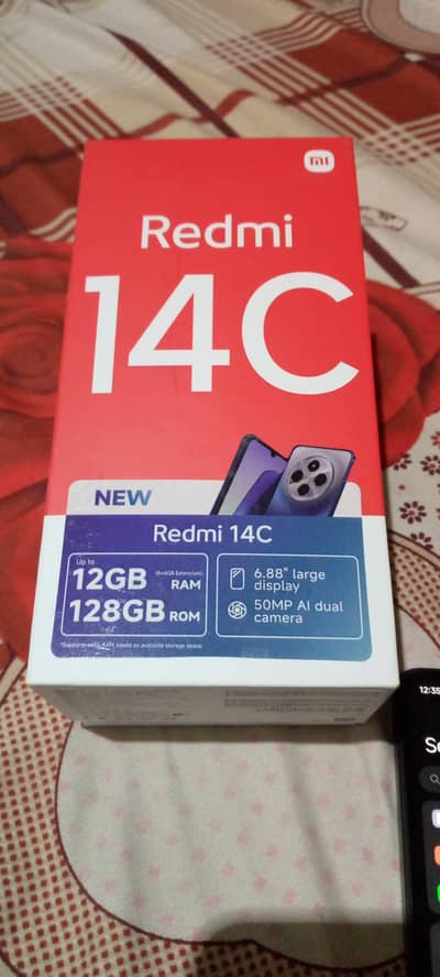 Redmi 14c 10/10 condition with box and charger