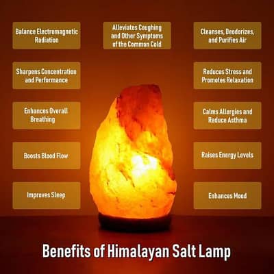 Salt lamps, Natural Air purifier
