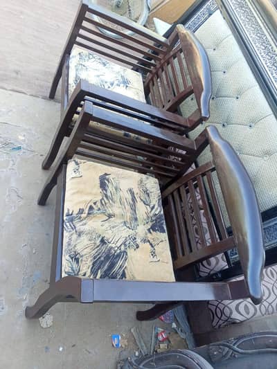 5 Seater Wooden Wood Sofa for sale Dem 18000 Joher Blk 13 0310188962