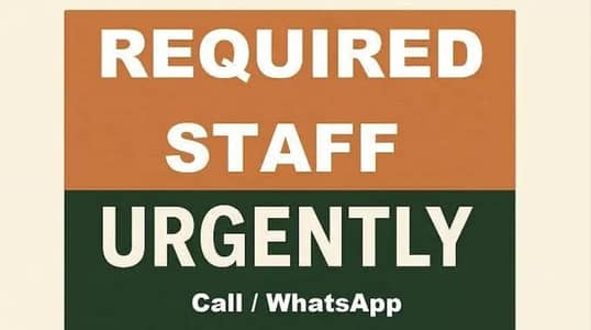 Waiter required for restaurant