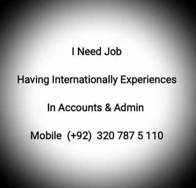 I need permanent job urgently