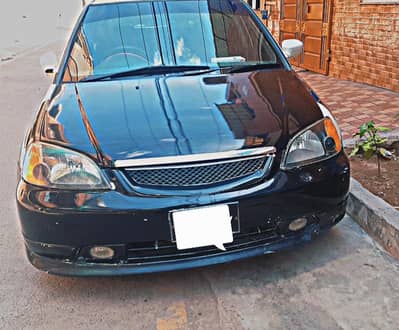 Civic 2002 Cat eye Front bumber with fog lights