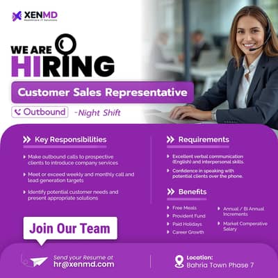 Customer Sales Representative (Outbound)