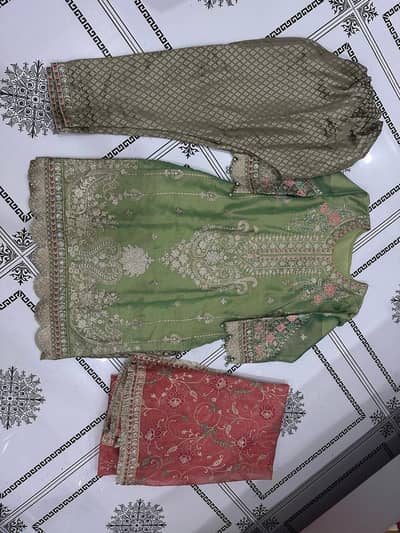 3pc Shalwar qameez dupatta for party wear