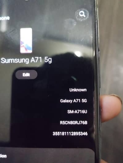 sumgsung a71 5g exchange possible