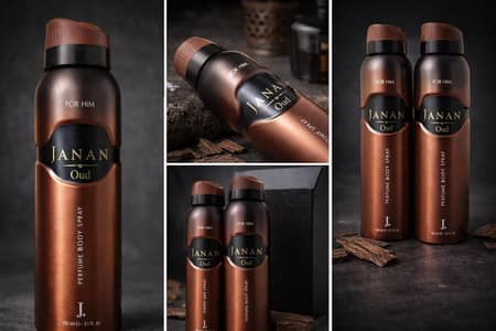 Janan Oud Perfume Body Spray For Men – 150ml Online Dilvery Available