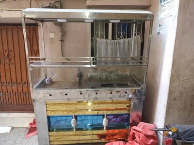 Stainless Steel food cart