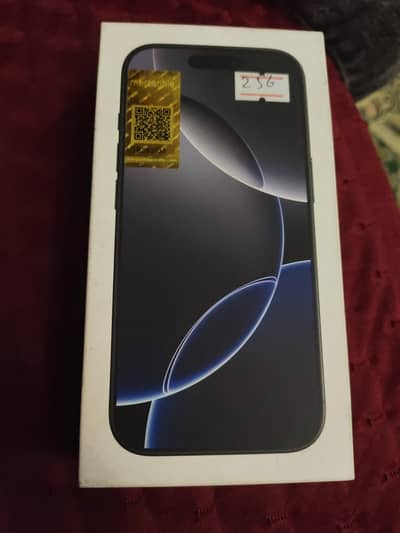 16 pro 256 titinum black 256gb PTA