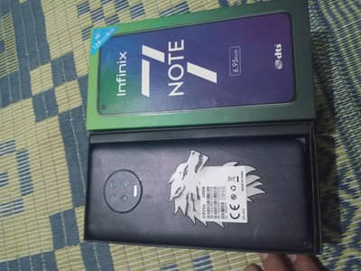 infinix Note 7 6gb 128gb with box