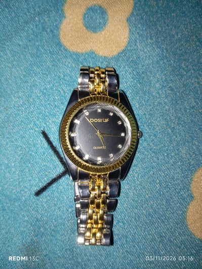 royal watch premium golden,silver and,black addition